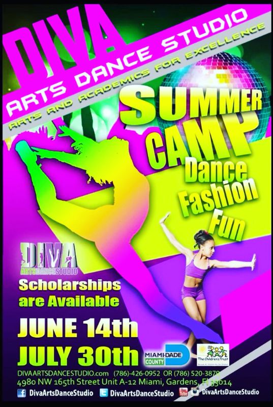 Summer Camps Diva Arts Dance Studio Miami FL Tap Jazz Ballet